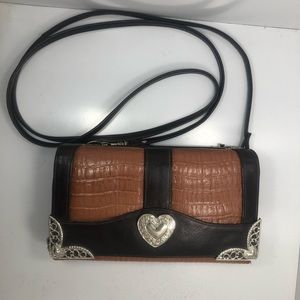 Brighton Crossbody Leather Wallet